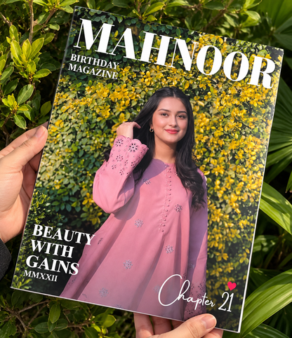 🎂 Happy Birthday – Personalized Photo Magazine 🎁 | A Gift Full of Love & Memories 💖