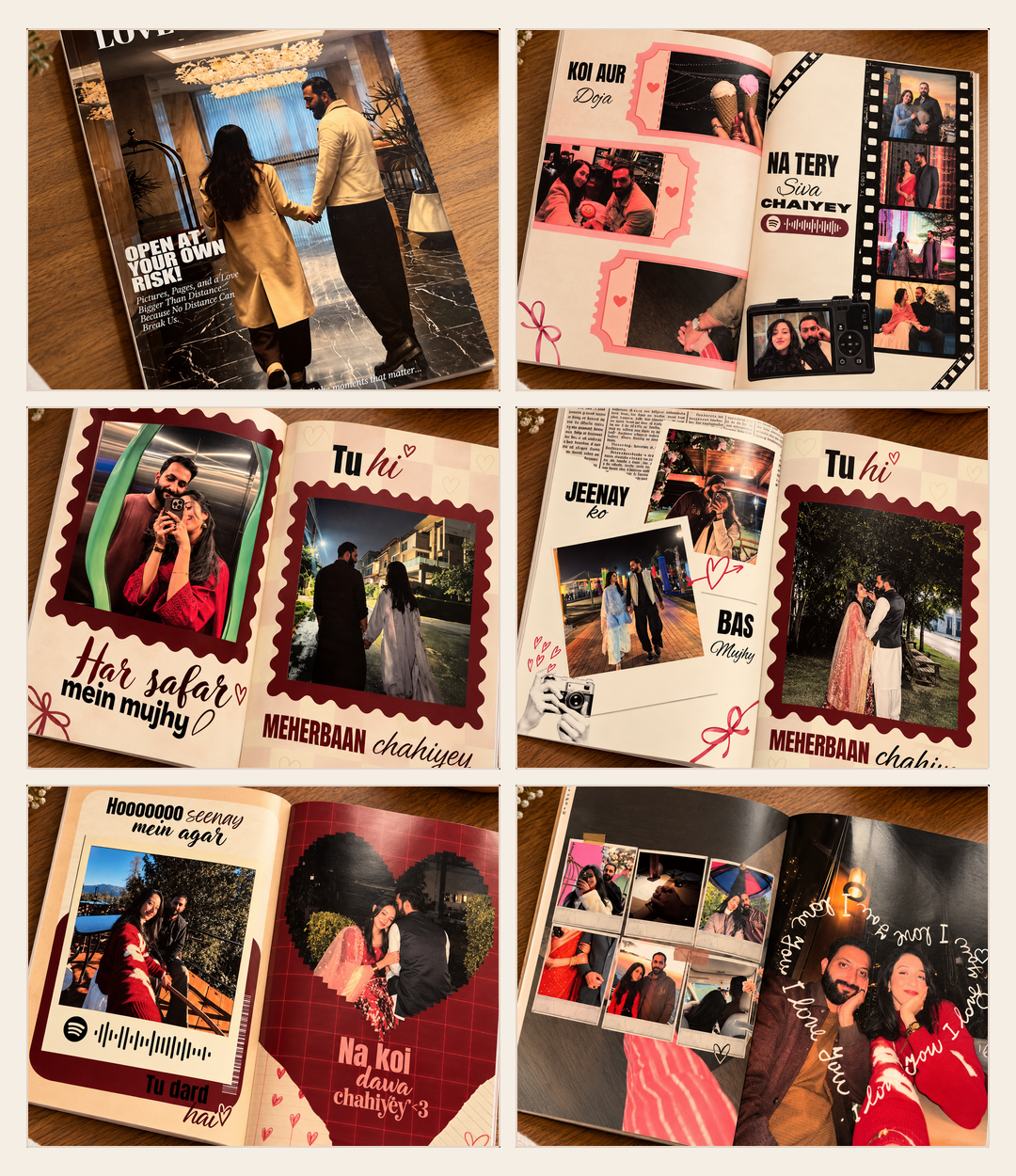 ❤️ Tu Chahiye – Personalized Couple Photo Magazine 💑 | Your Love Story, Your Memories 💌